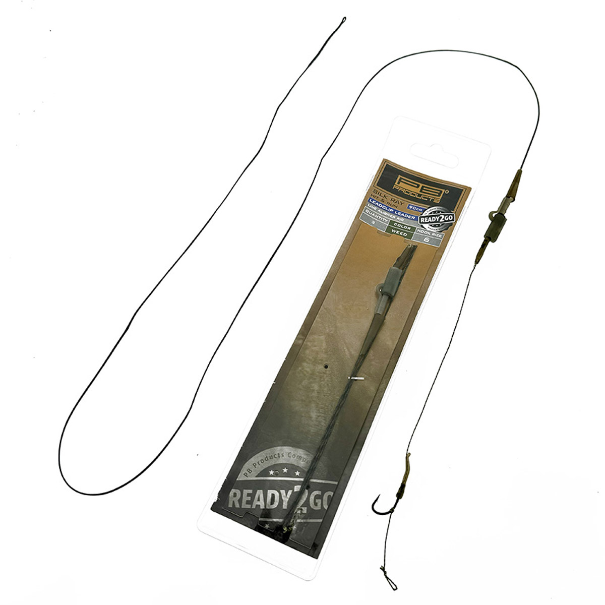 PB Products Ready2Go Clip SR Leader 90 / Ronnie Rig Stiff Weed