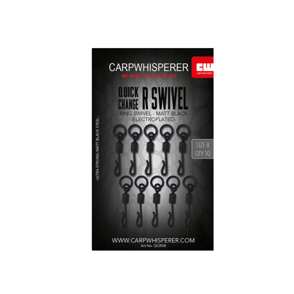 Carp Whisperer - Quick Change Ring Swivel