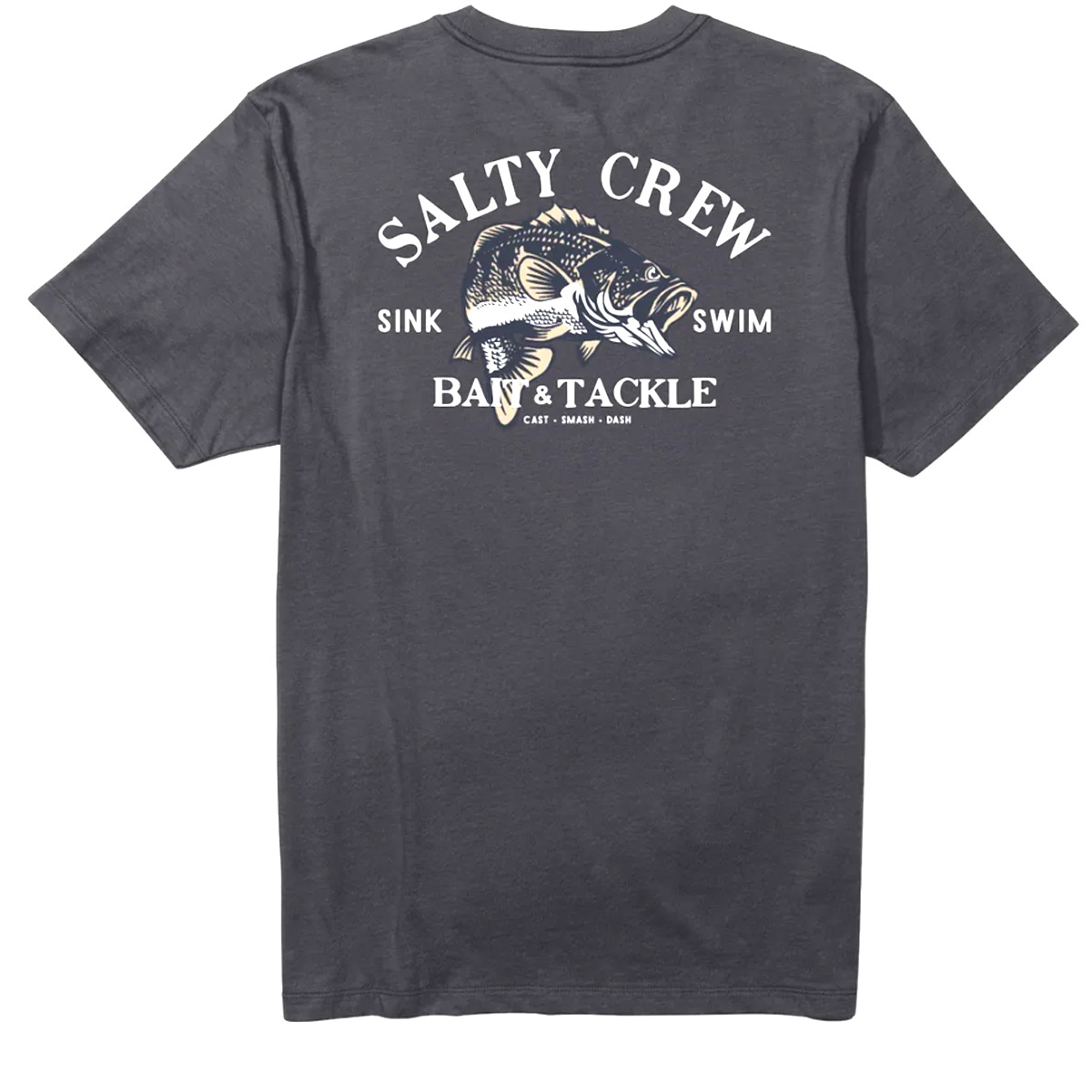 Salty Crew Bass Man Standard S/S Tee  - Black