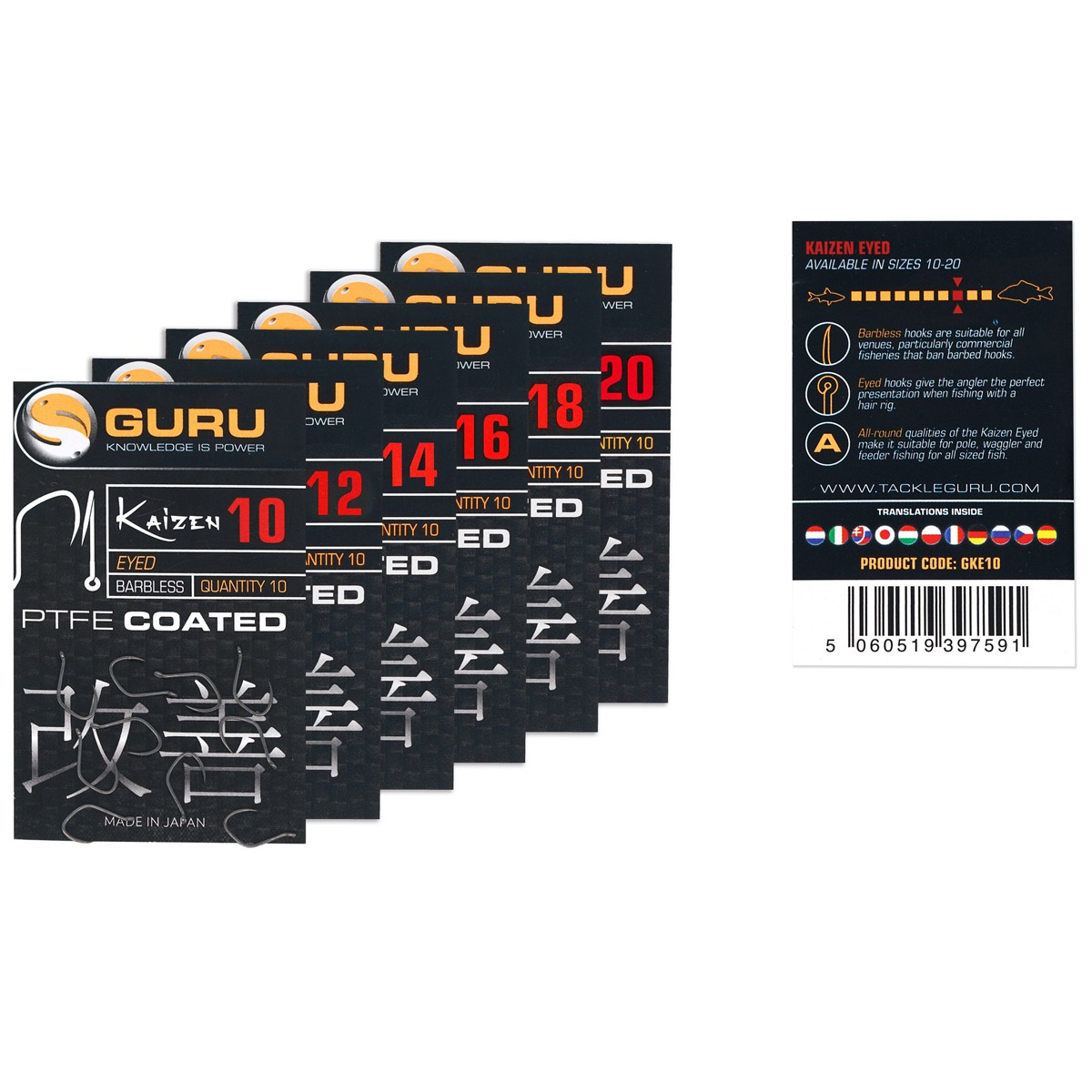 Guru Kaizen Hooks - Eyed