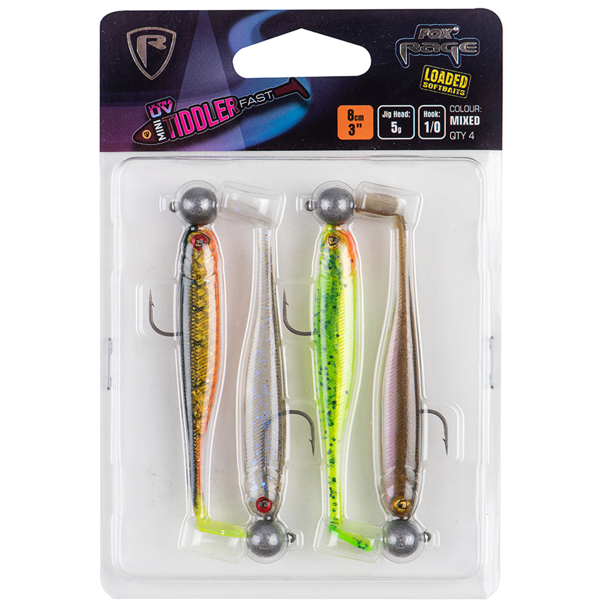 Fox Rage Mini Tiddler Mixed Colour Pack Loaded