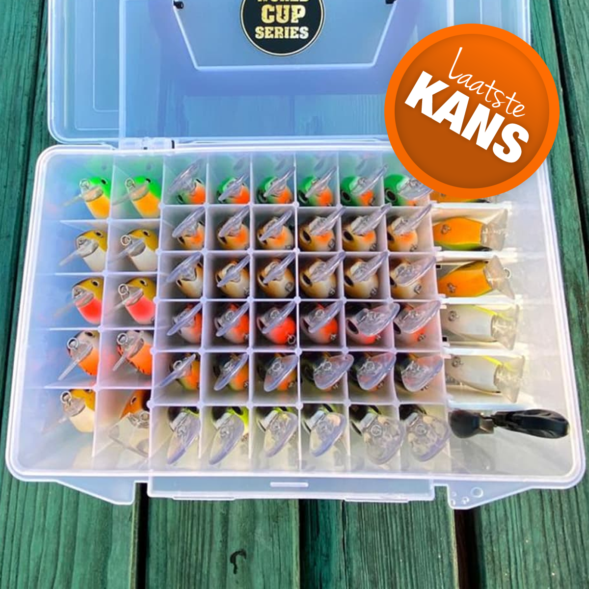 River7 Crankbait Organizer Doos (gevuld) Groen