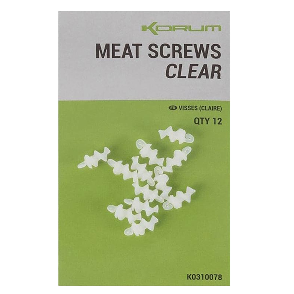 Korum Meat Screws Clear
