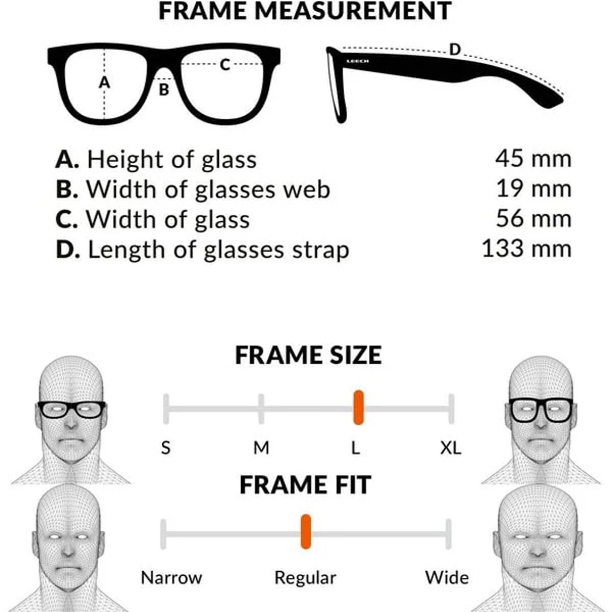 Leech X1 PC Black Grey Coating