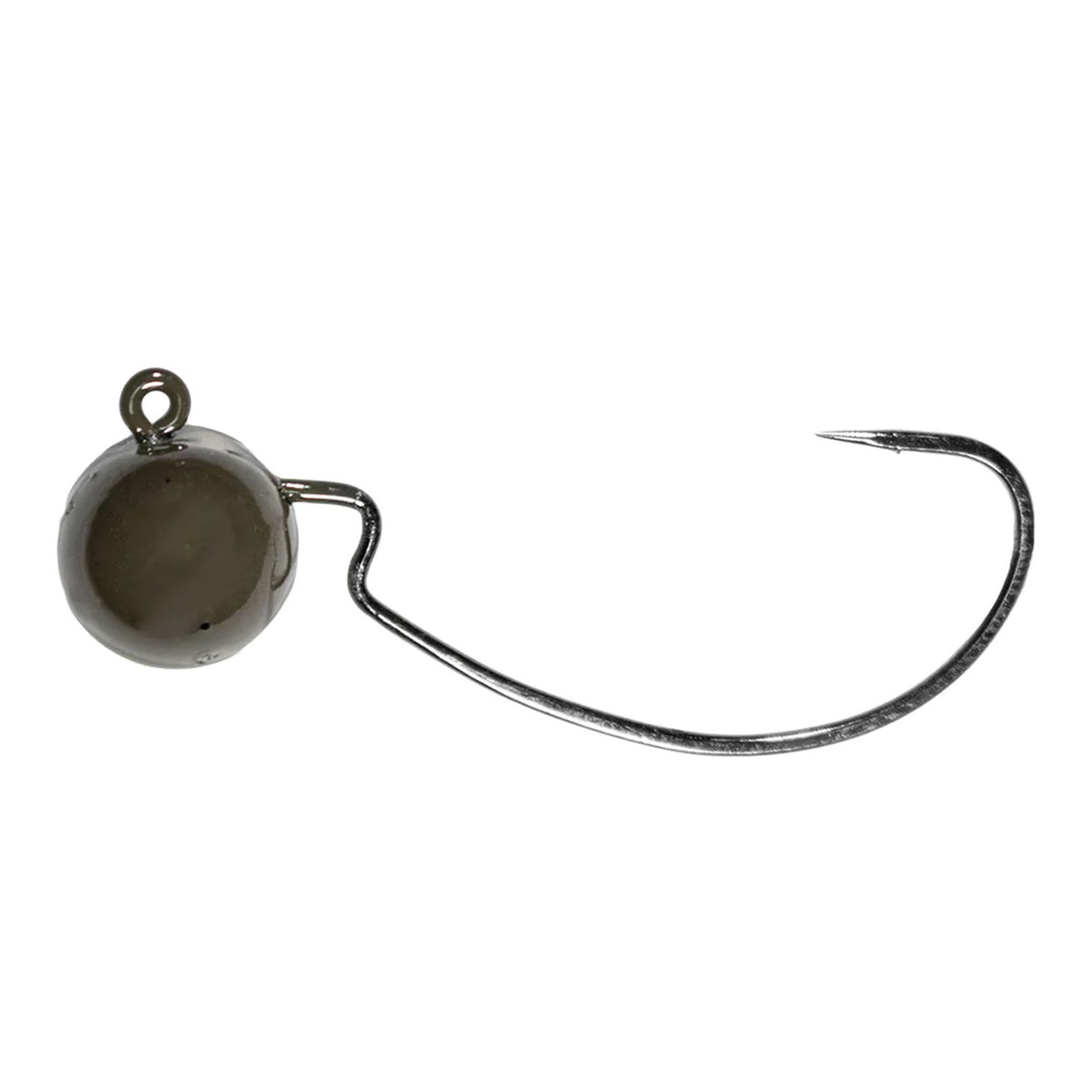 LMAB Tungsten Offset Jig Green Pumpkin Size 3/0