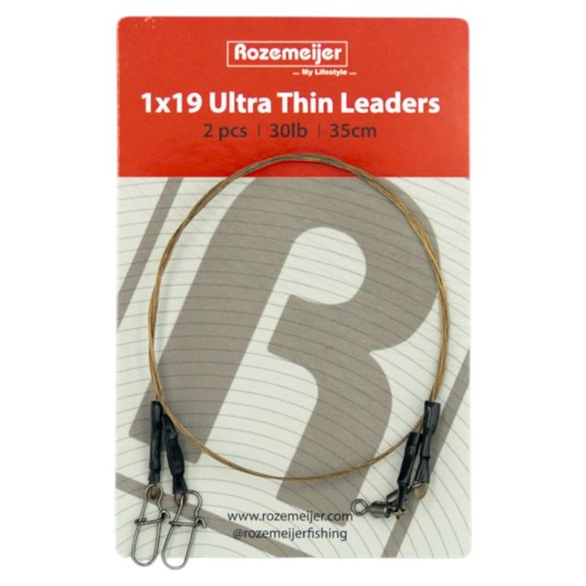 Rozemeijer 1x19 Ultra Thin Leaders 35 CM