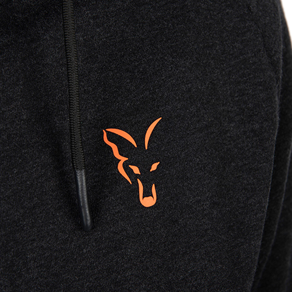 Fox Collection Lightweight Hoody Black & Orange