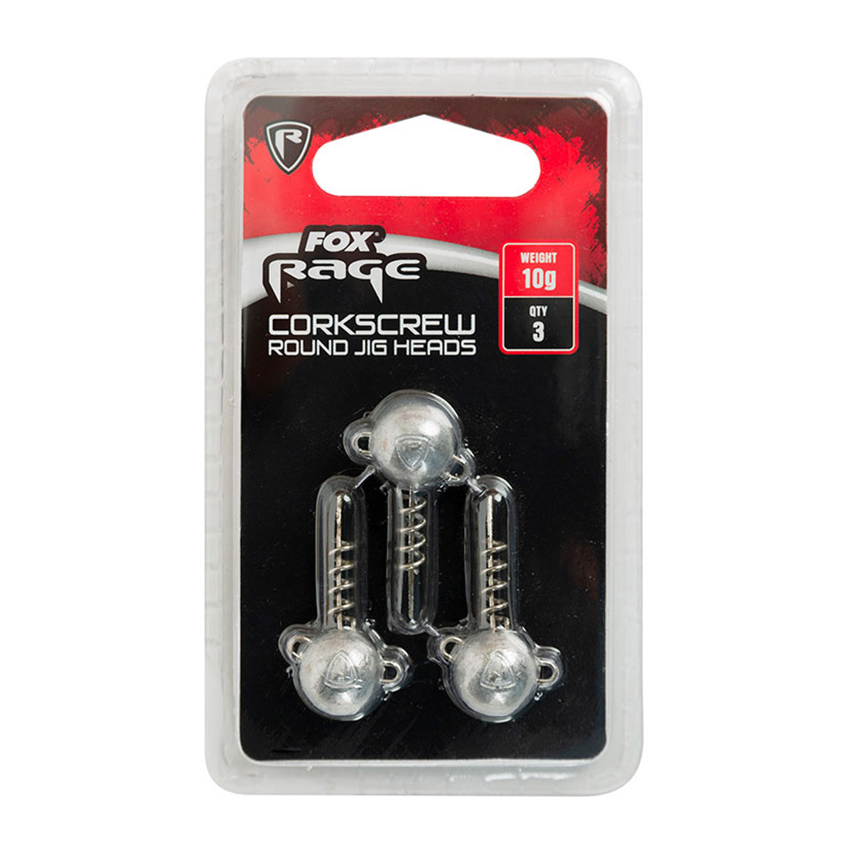Fox Rage Corkscrew Round Jig Heads