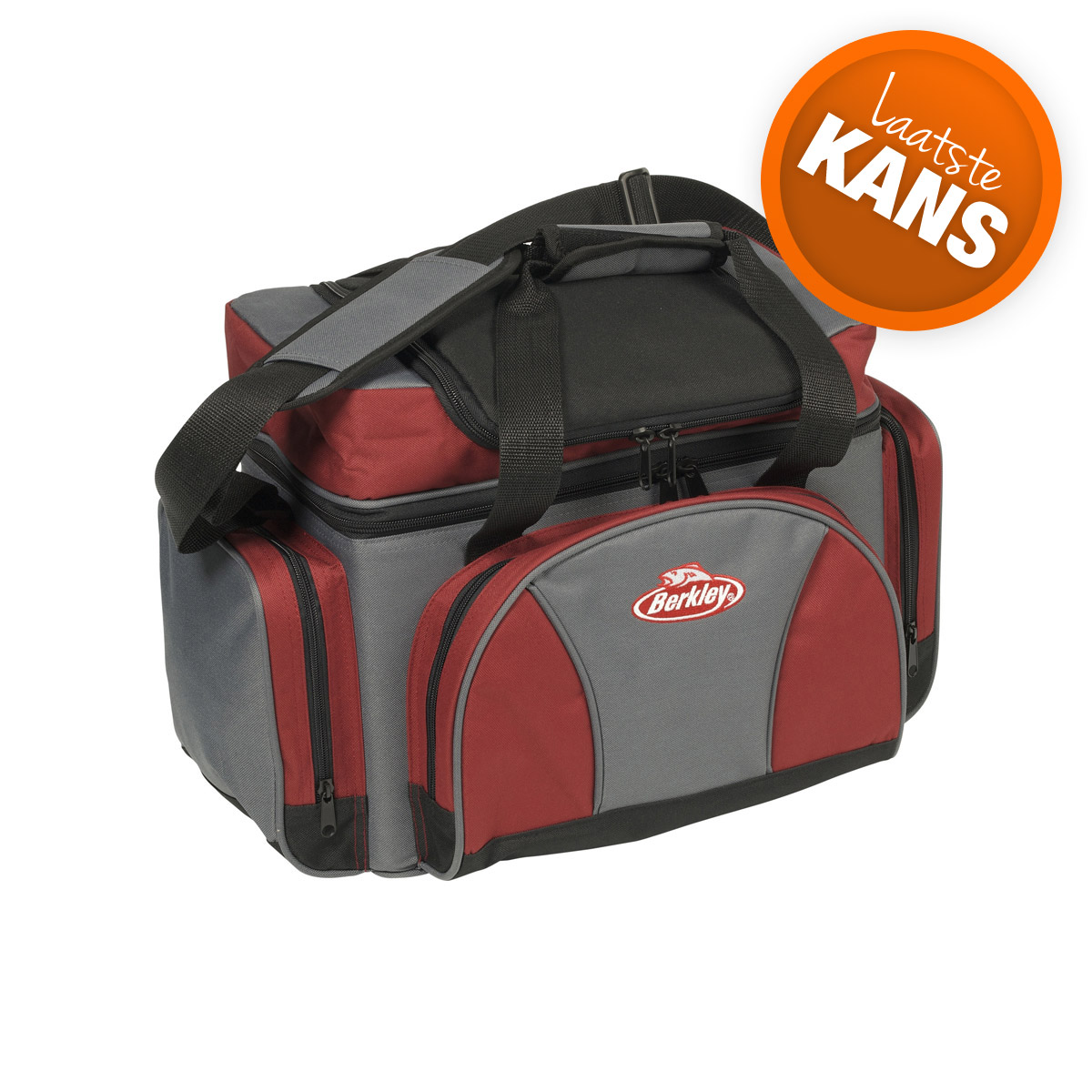 Sac de rangement Berkley rouge avec boîtes