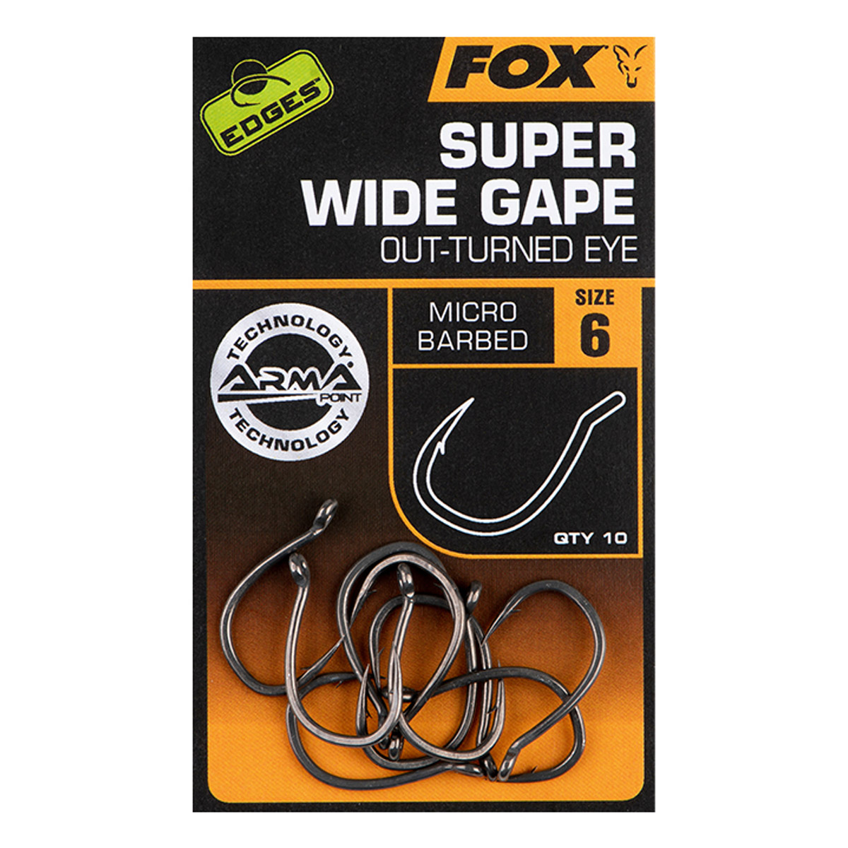 Fox Edges Super Wide Gape Outturned Eye