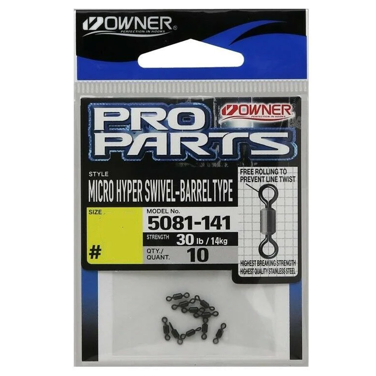 Owner 5081 Micro Hyper Barrel Swivel