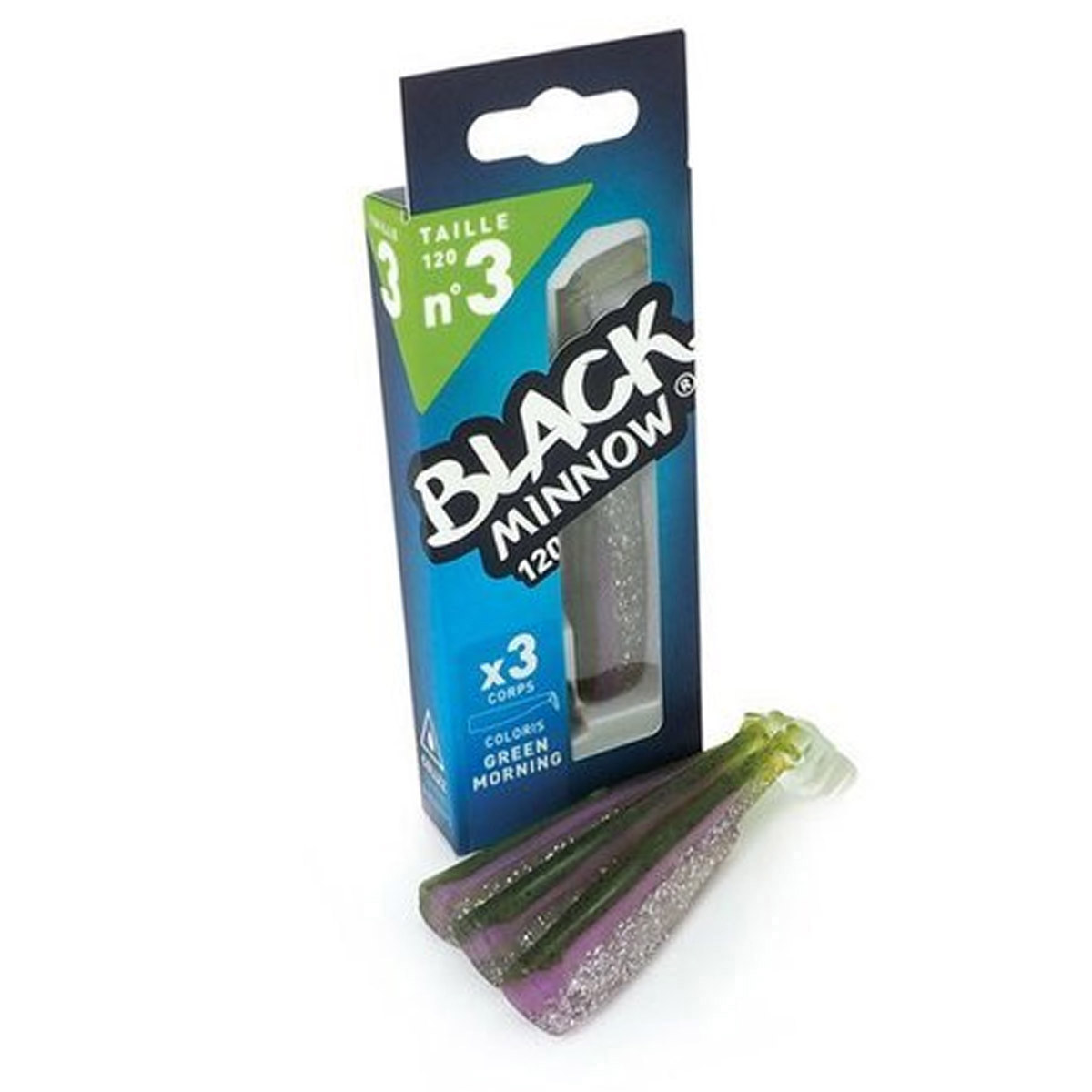 Fiiish Black Minnow 120 No3 Bodies 3 Pack 