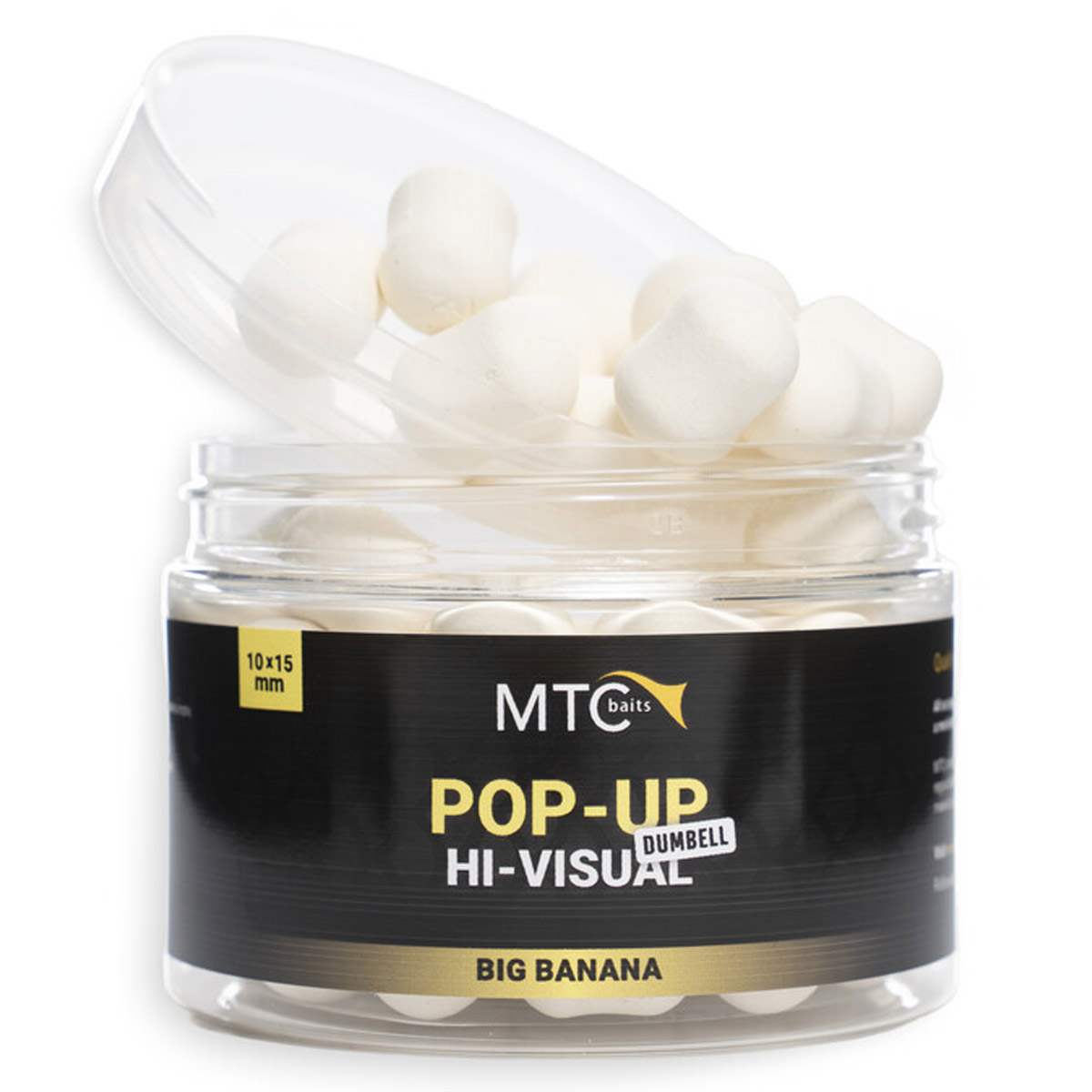 MTC Baits Dumbell Pop-Up Hi-Visual Big Banana 10 x 15 MM