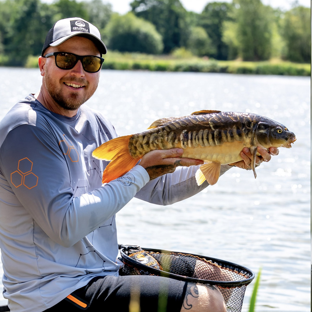 Guru Grey Patch Trucker Cap