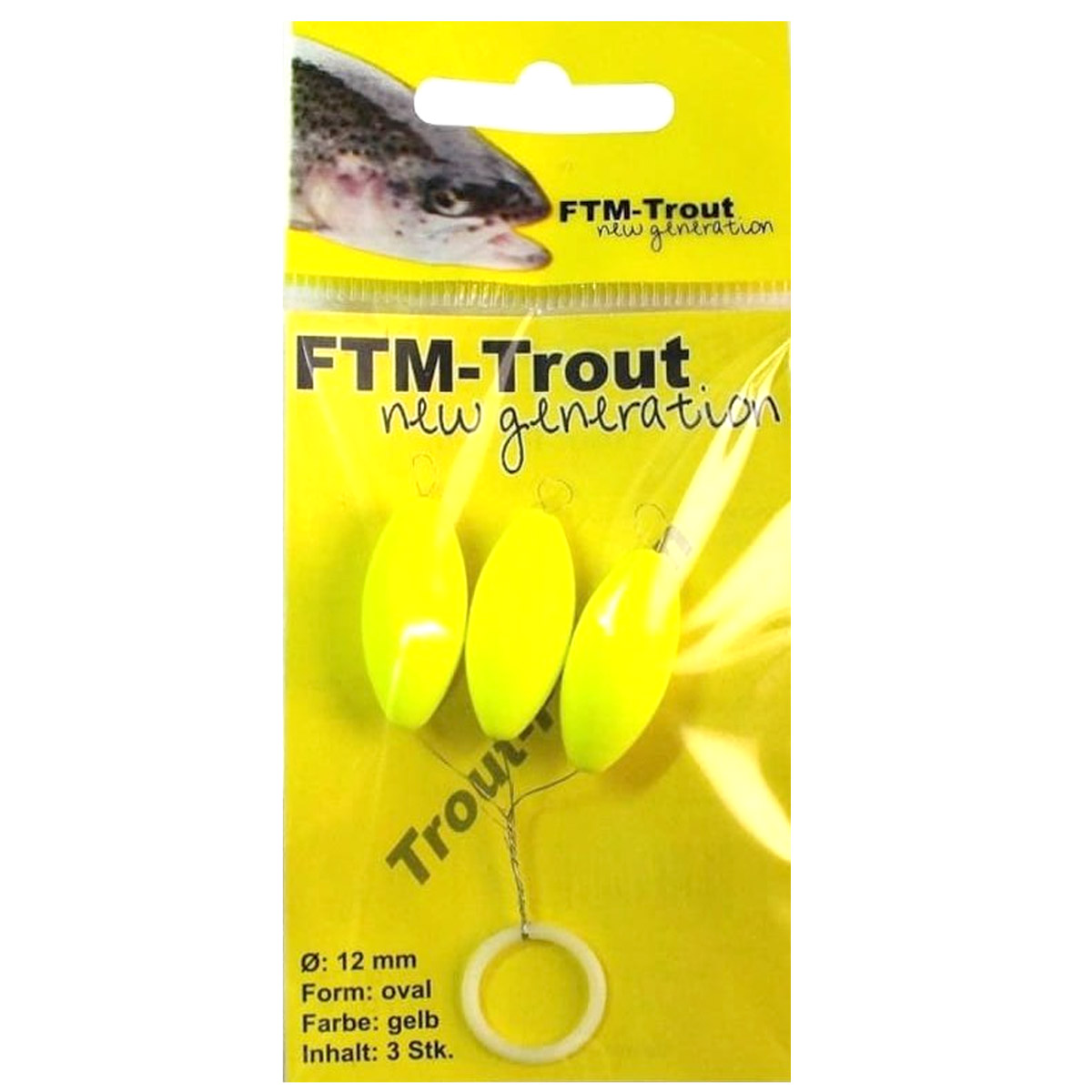 FTM Trout Pilot Oval Yellow 