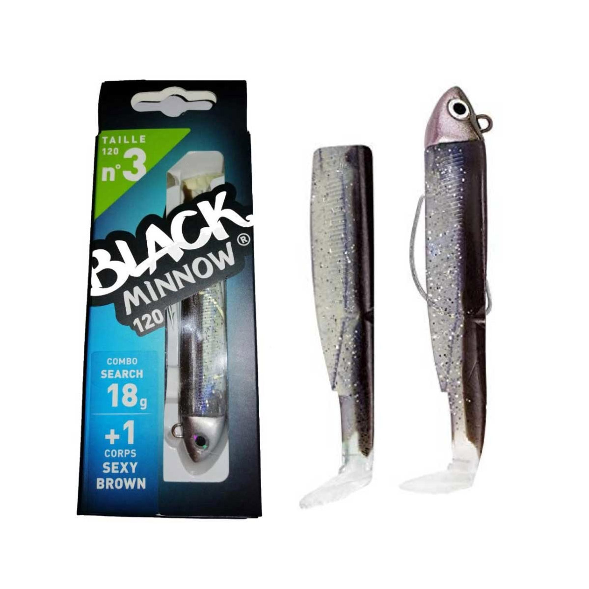 Fiiish Black Minnow 120 No3 Combo Search 18 Gram