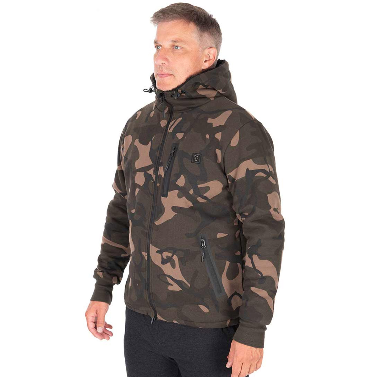 Fox Camo Full Zip Premium Sherpa 310 Hoodie
