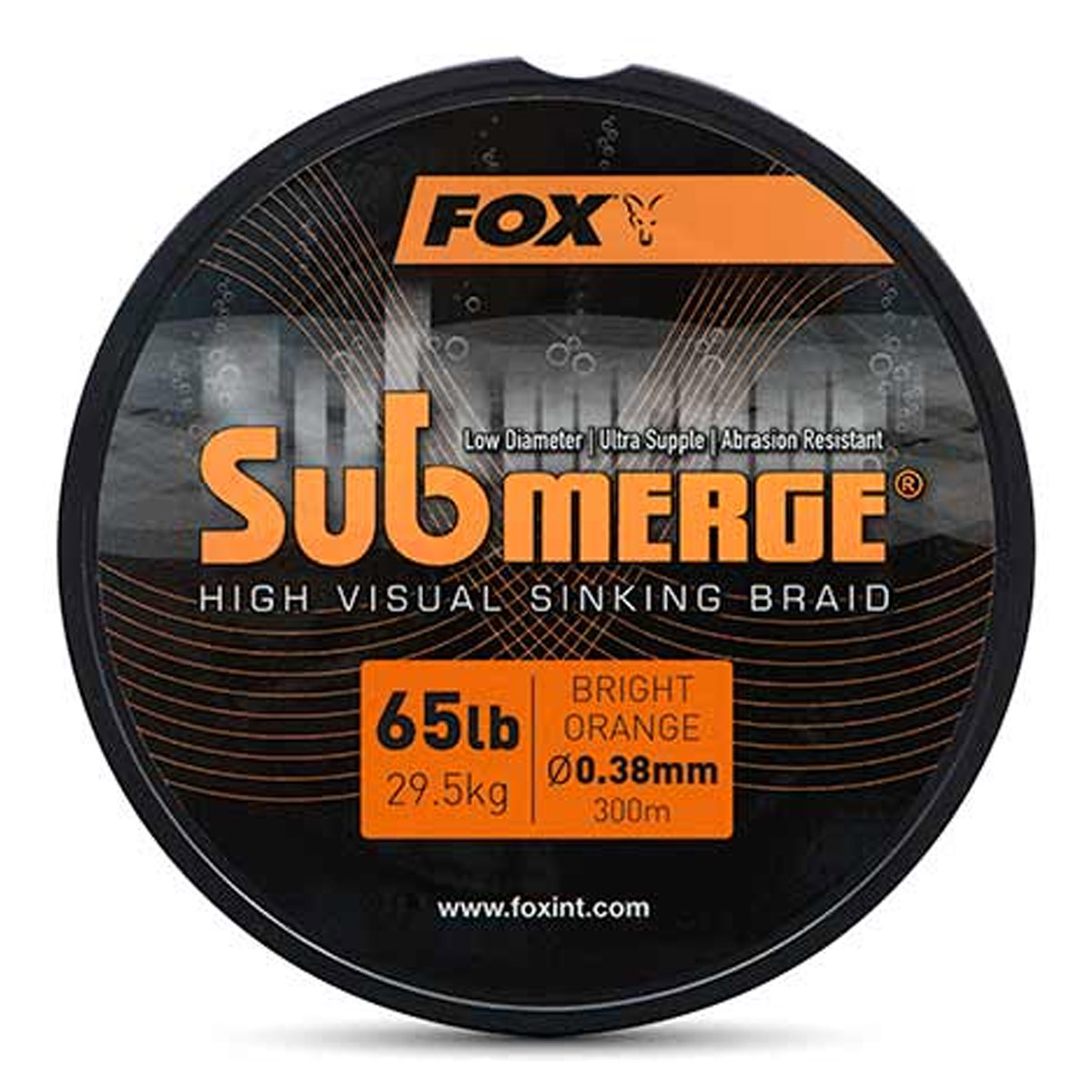 Fox Submerge Orange Sinking Braid 300 Meter
