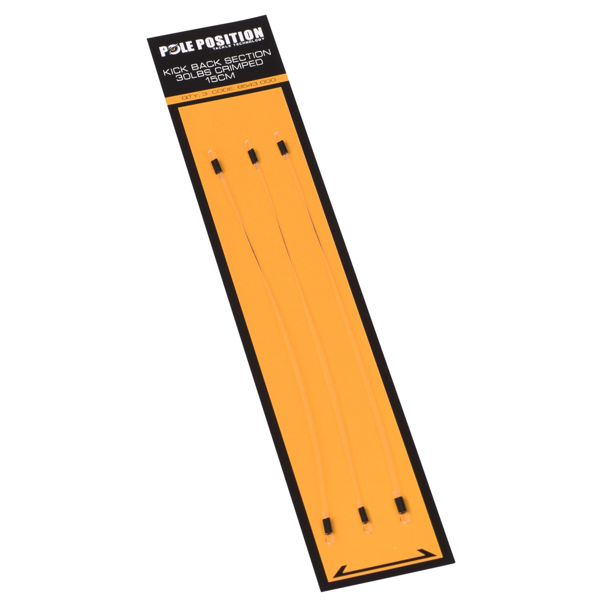 Section de retour de coup de pied « Pole Position » ondulée, 15 cm