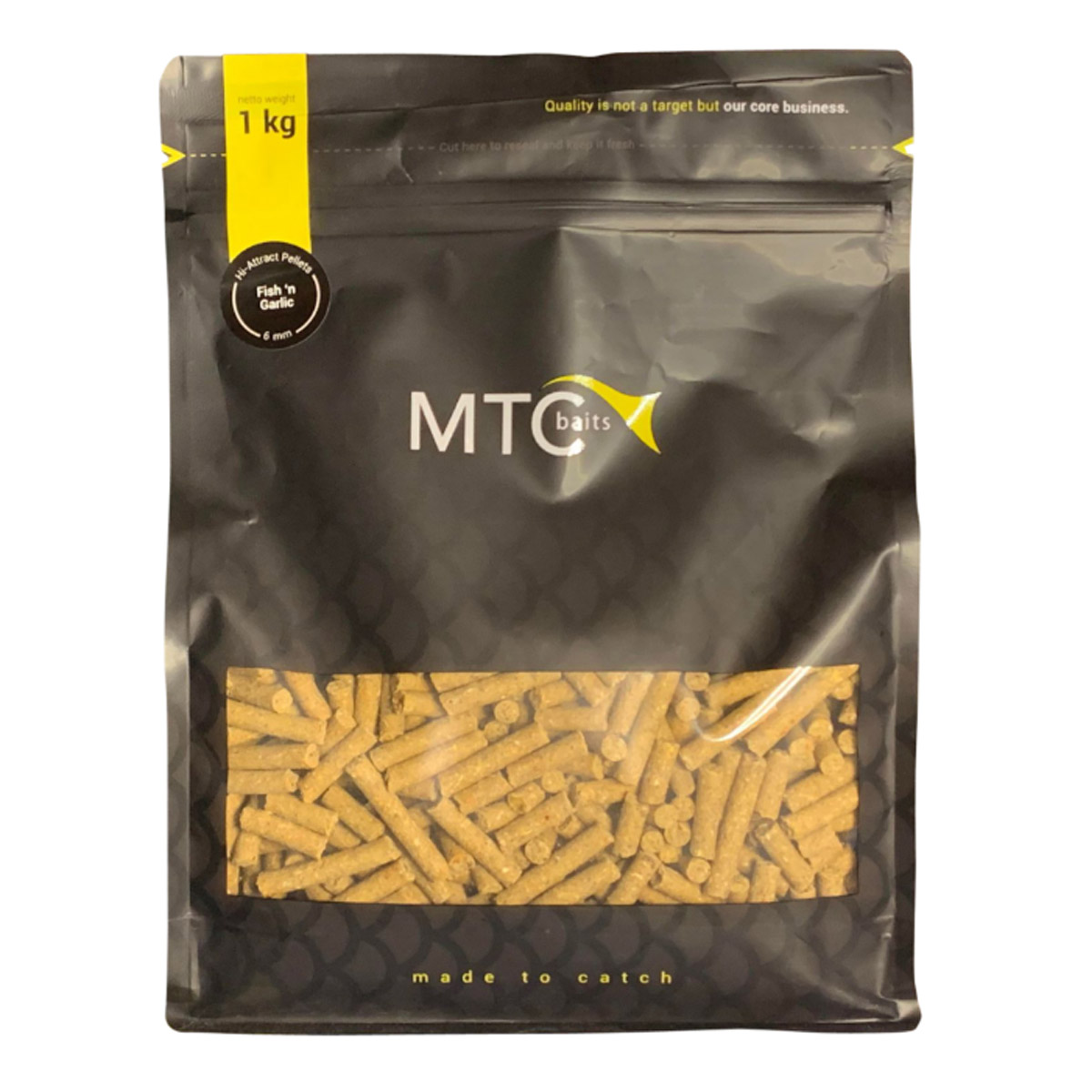 MTC Baits Pellet Hi-Attract Fish 'n Garlic 1 KG 