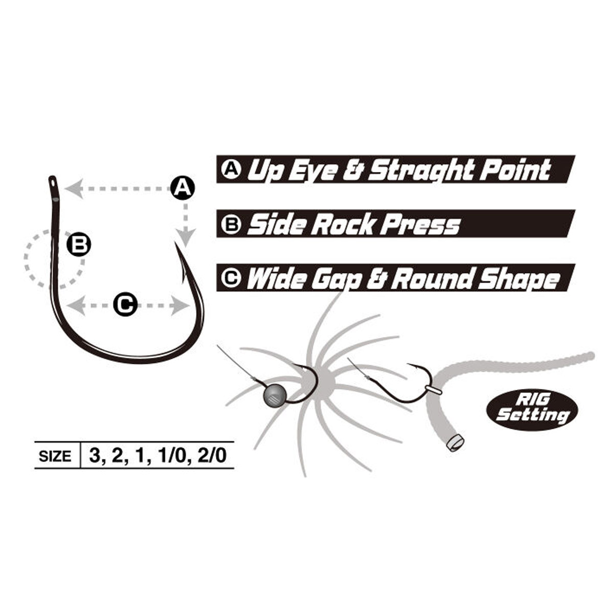 Decoy Medio Hook Worm 35
