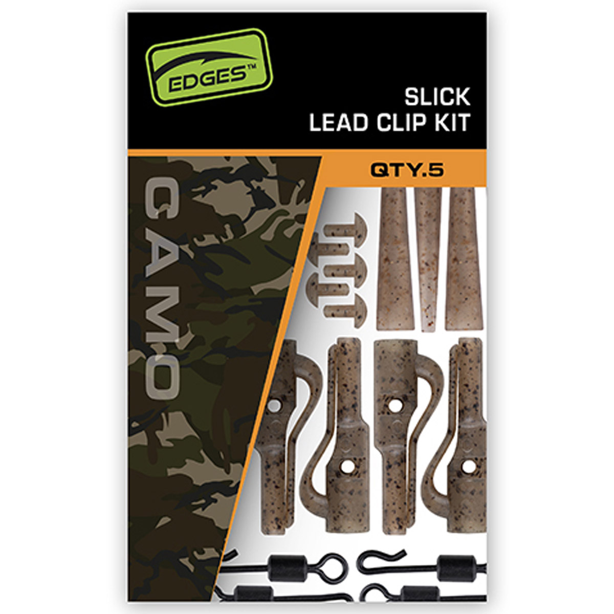 Fox Edges™ Camo Slick Lead Clip Kit