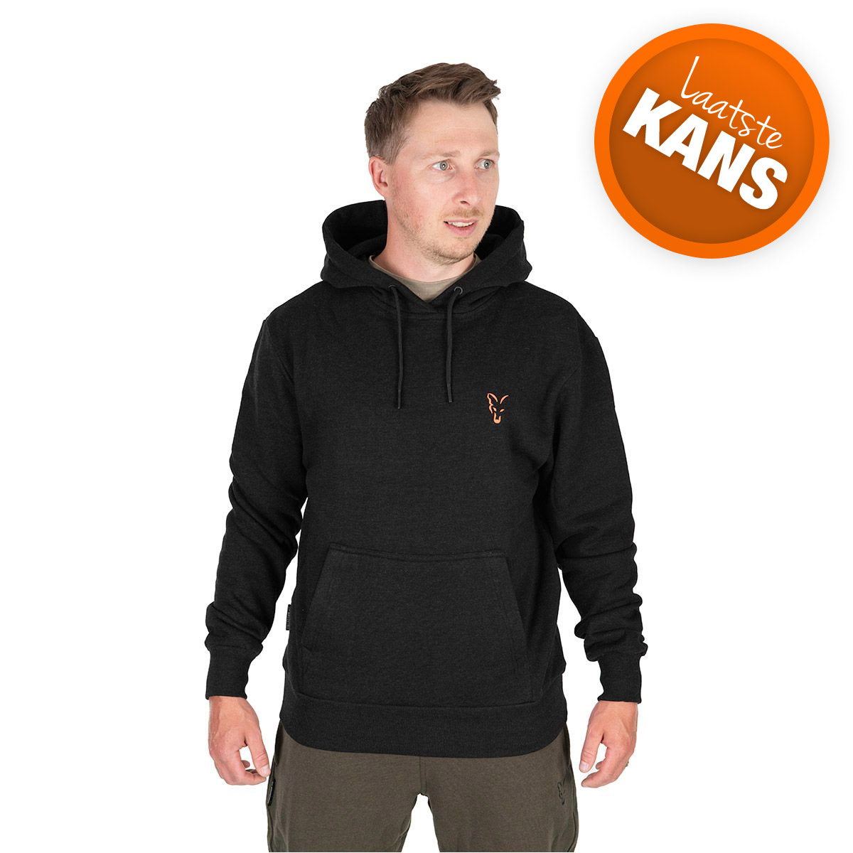 Fox Collection  Hoody Black & Orange
