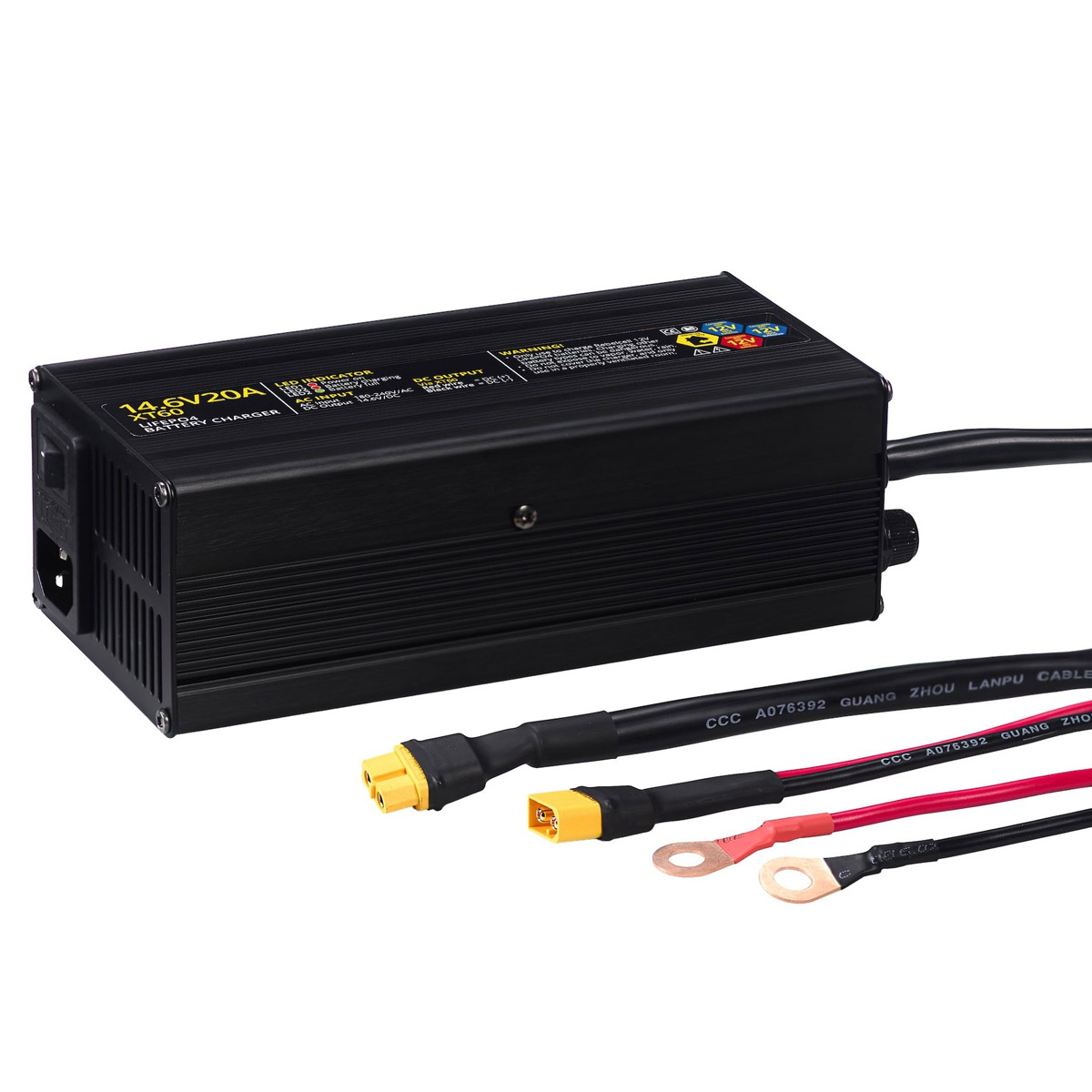 Rebelcell 14.6V20A LifePo4 XT60 Acculader