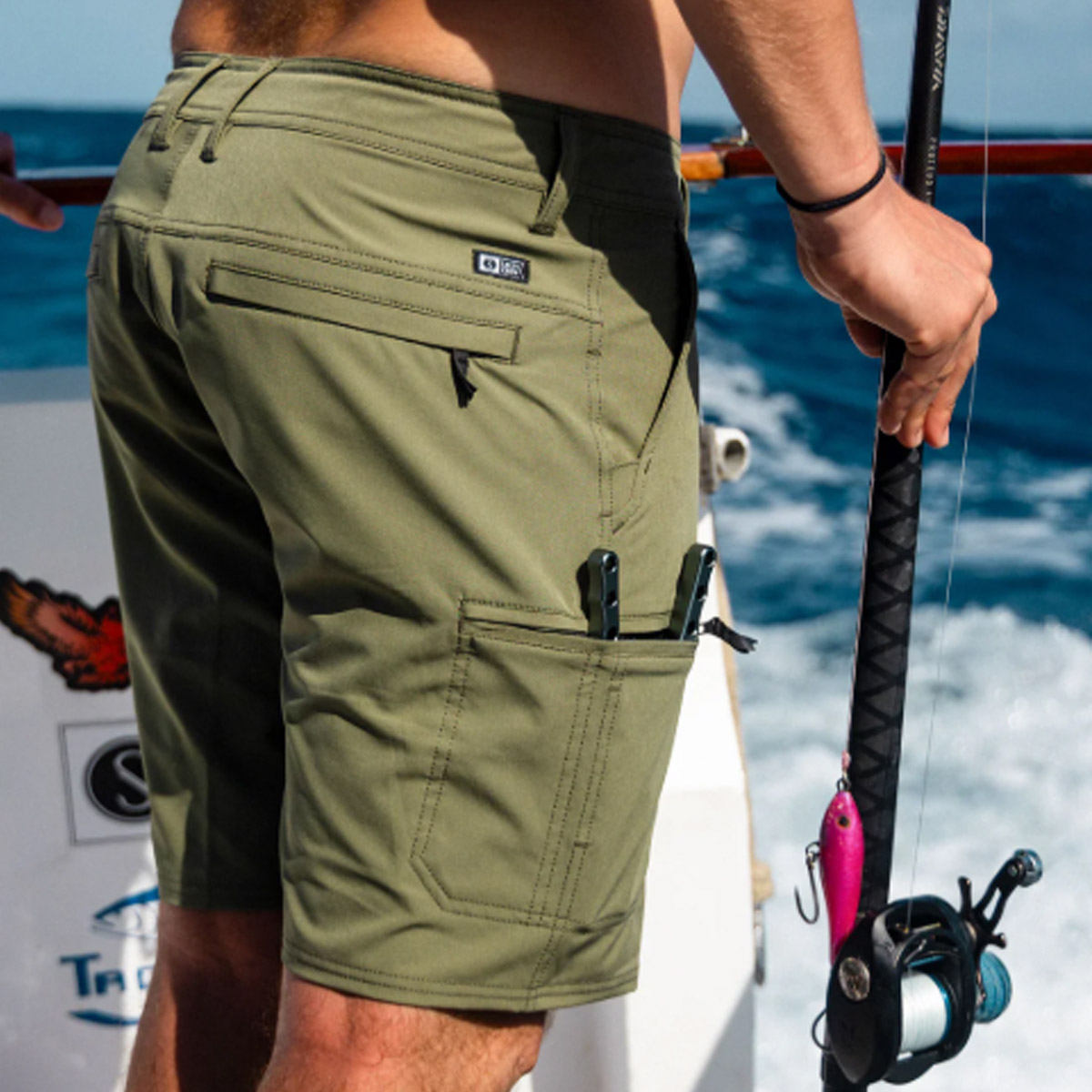 Salty Crew Transom Tech Short - Dusty Olive