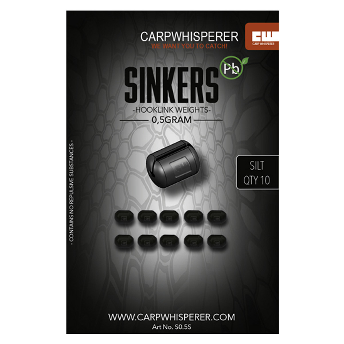 Carp Whisperer - Sinkers Quick Change Silt