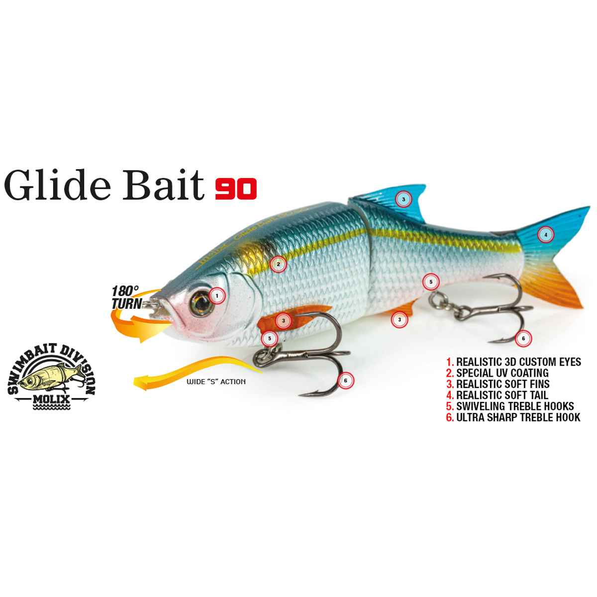 Molix Glide Bait 90 Slow Sinking