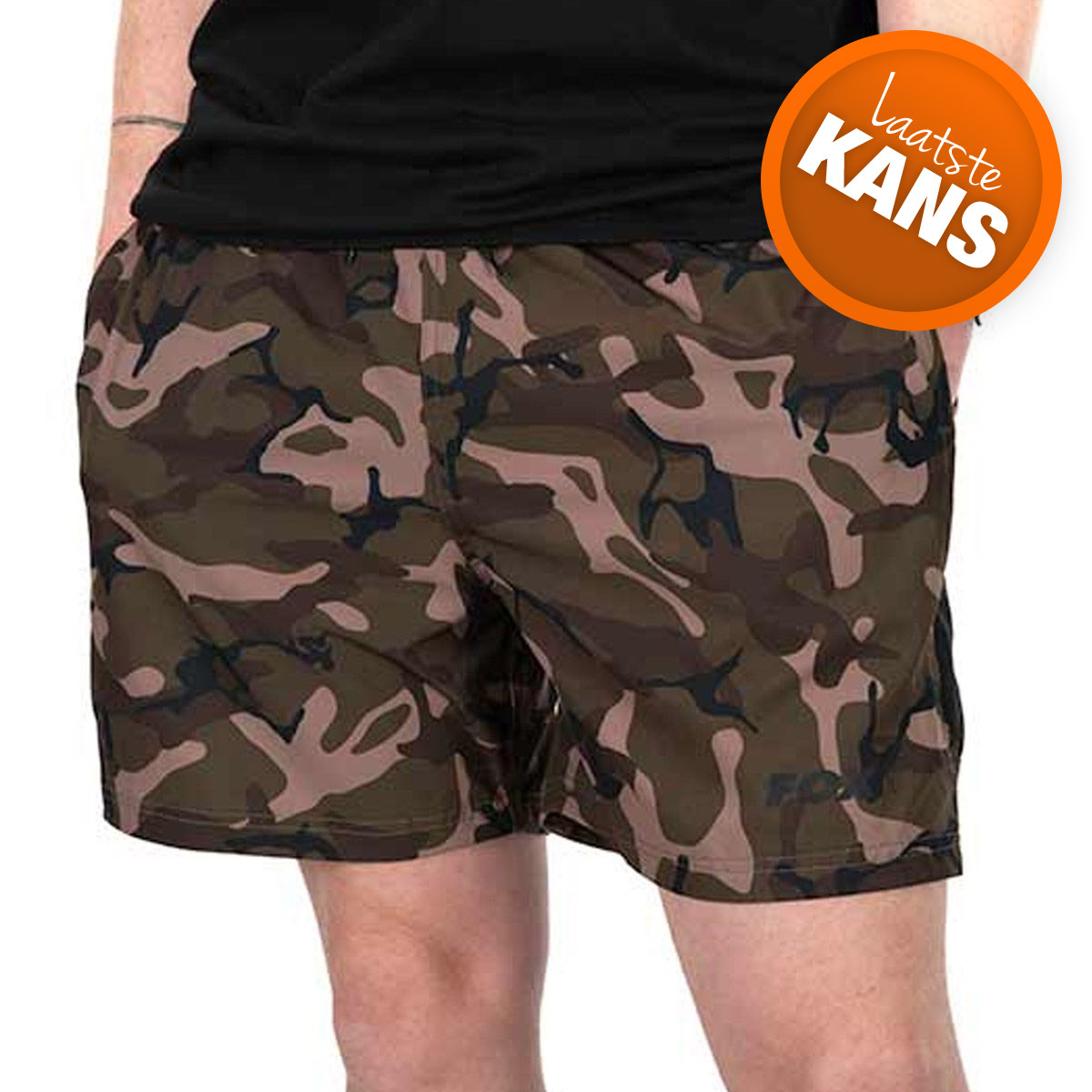Fox Black/Camo LW Swim Shorts