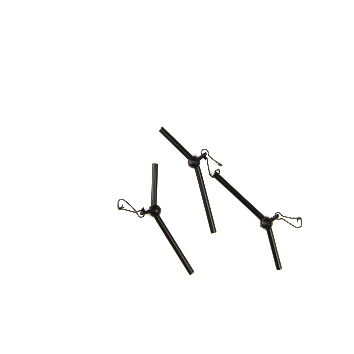 Zunnebeld Kunststof Hoekafhouder Zwart 5 cm