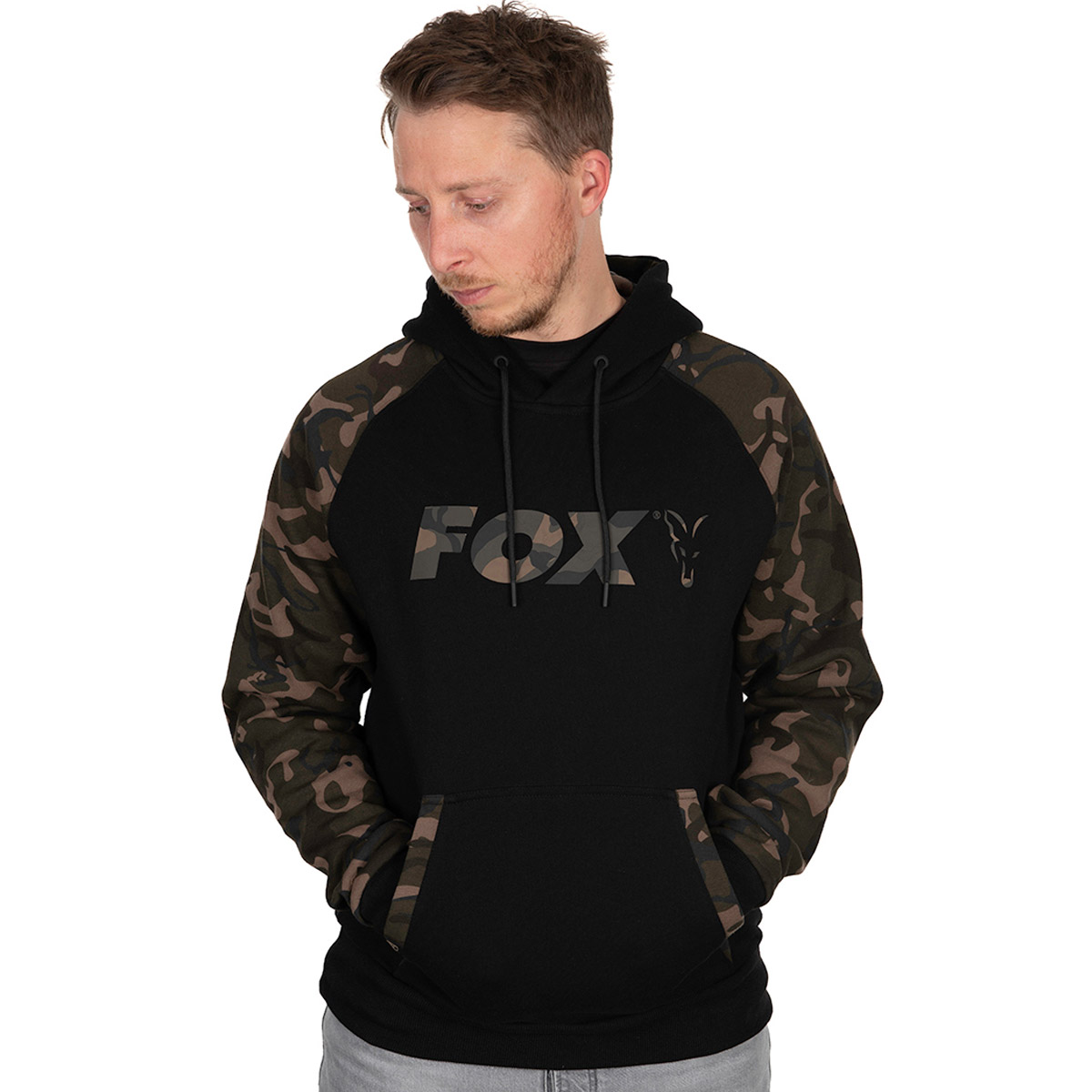 Fox Black Camo Raglan Hoody