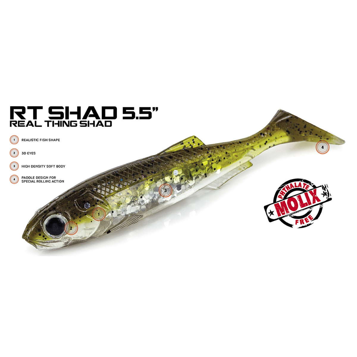 Molix RT Shad 5,5 inch 