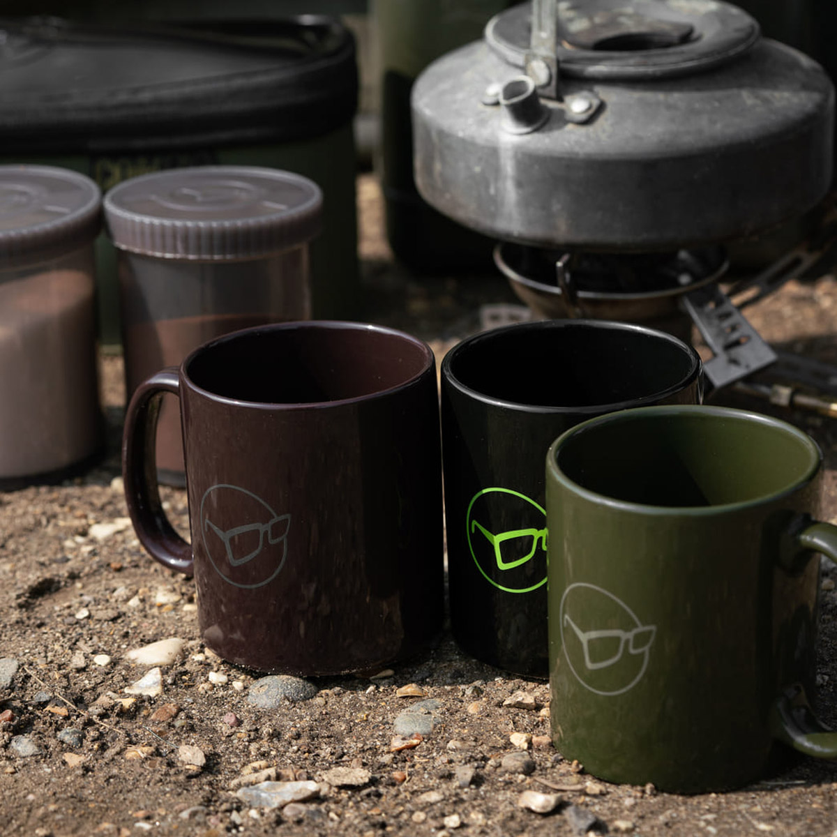 Lunettes Korda Mug Logo Burgundy