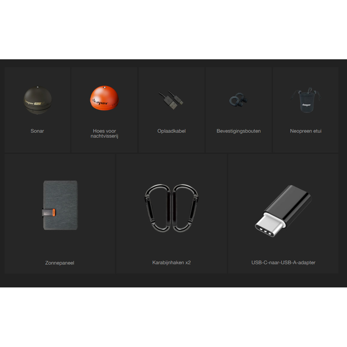 Deeper Smart Sonar Chirp+ 3 Power Bundle