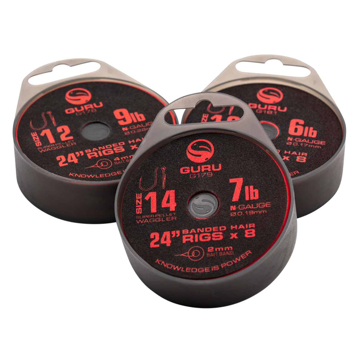 Guru Super Pellet Waggler Bait Band Rigs 24