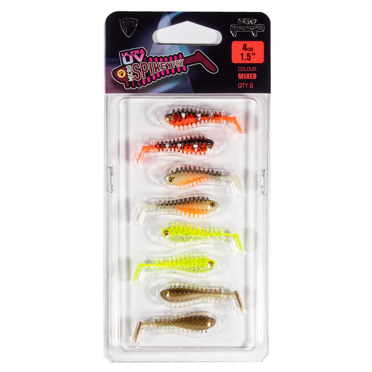 Fox Rage Micro Spikey 4cm Mixed Colour Pack
