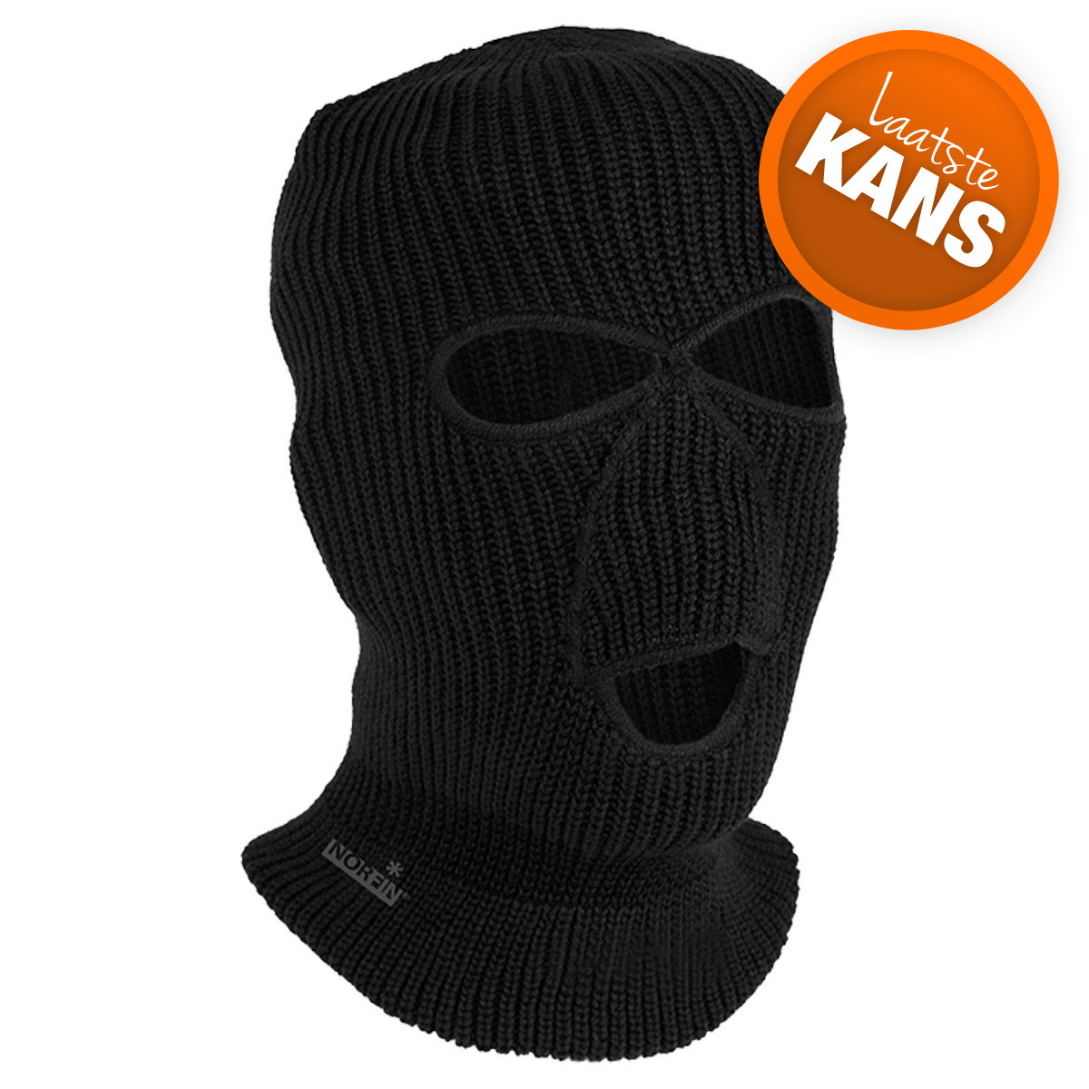 Norfin Mask Knitted Black  
