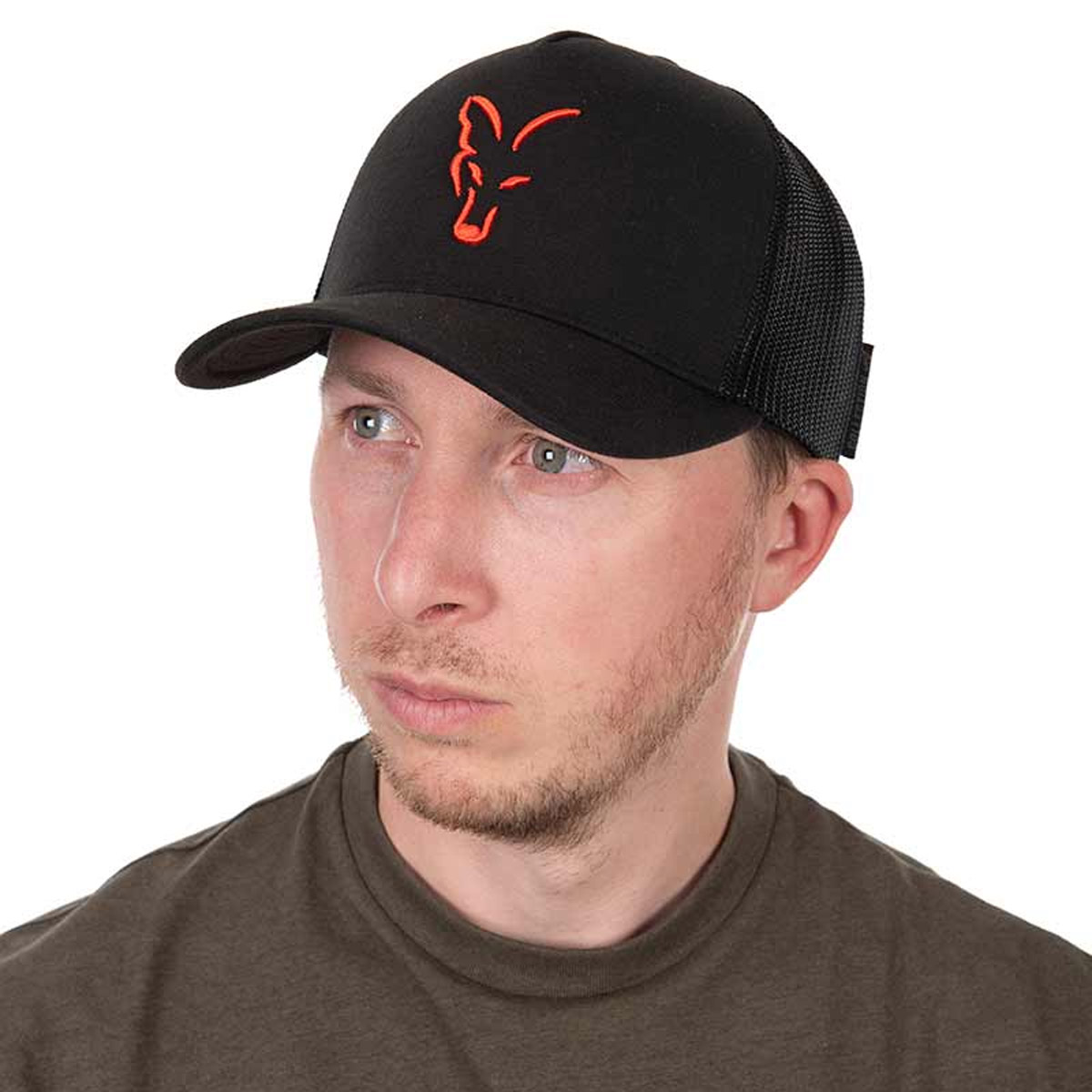 Casquette Trucker Fox Collection - Noir/Orange
