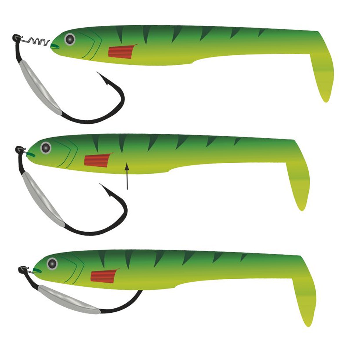 Gamakatsu EWG Spring Lock Weighted Hooks