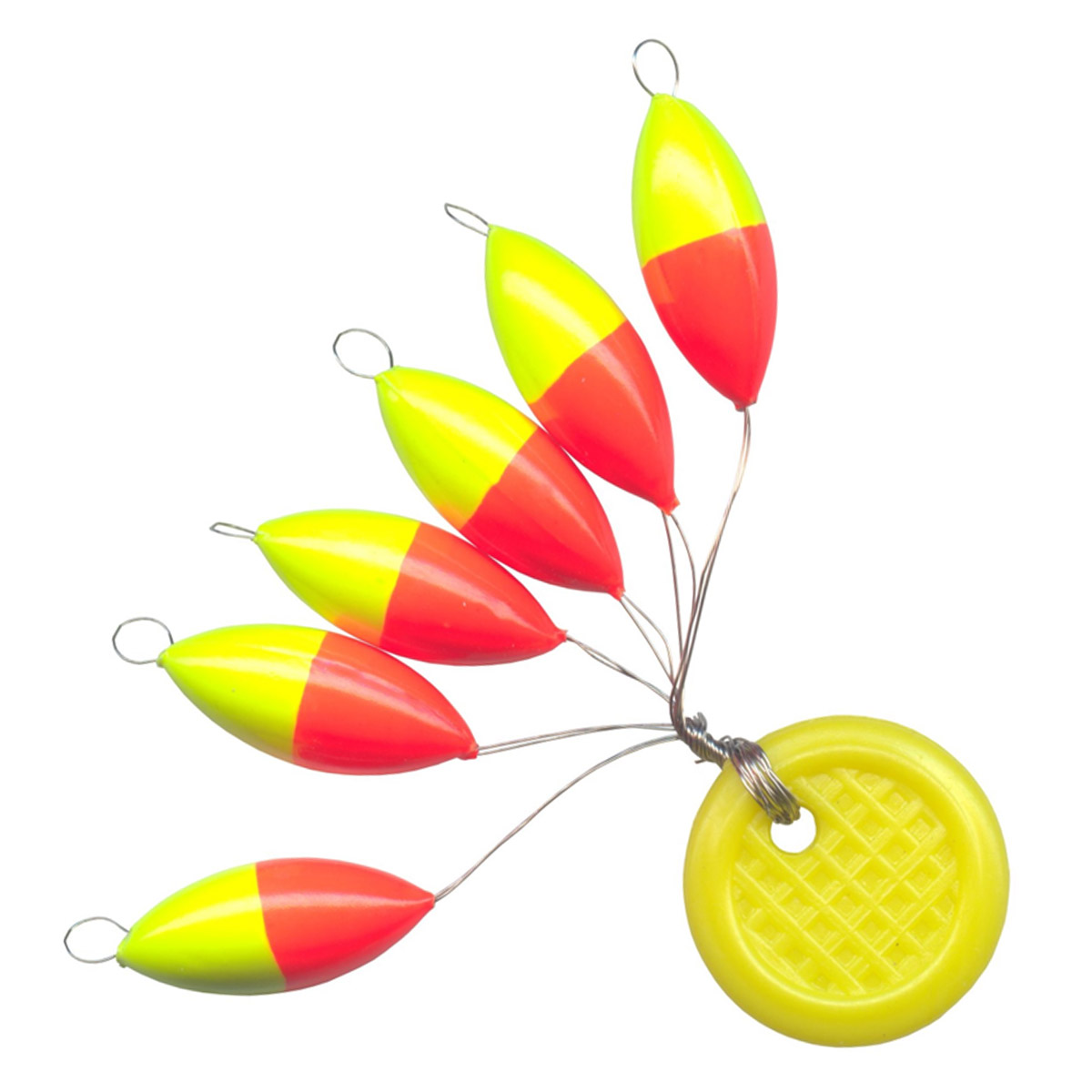 FTM Trout Pilot Oval Yellow / Red 8 MM