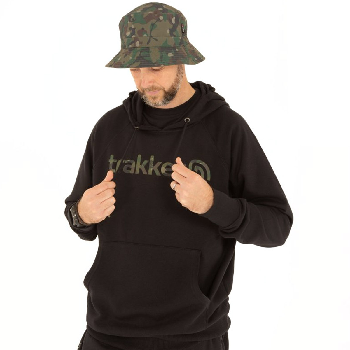 Trakker CR Logo Hoody Black