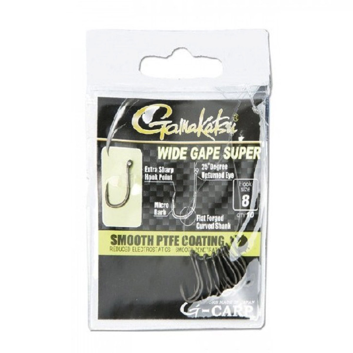Gamakatsu G Carp PTFE Wide Gape Super