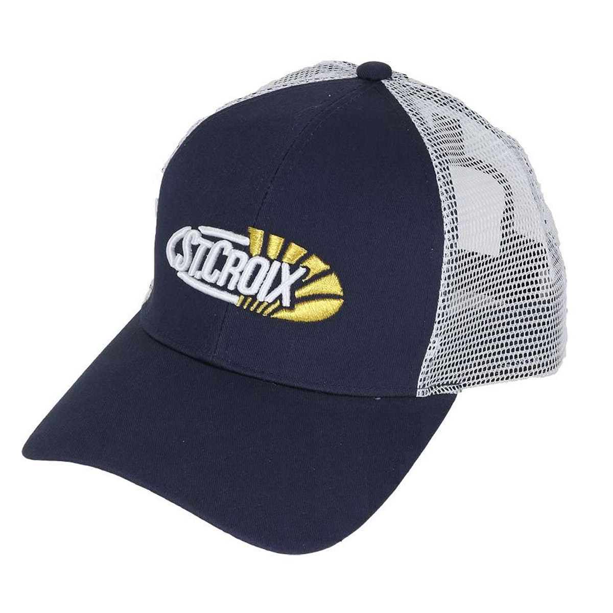 St. Croix Logo Deluxe Mesh Back Trucker Fishing Cap  Blue