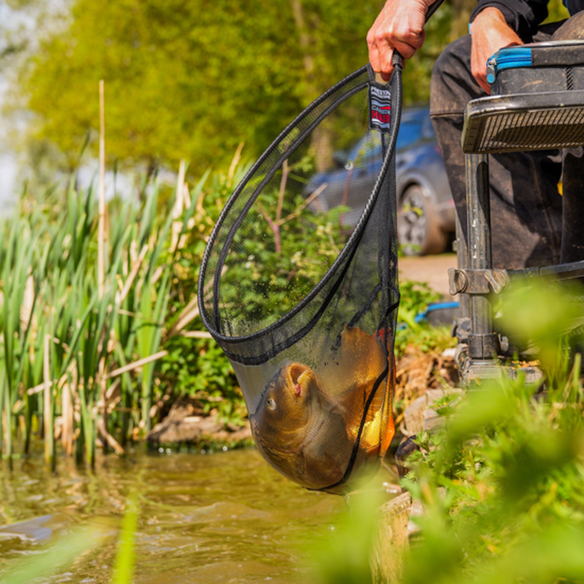 Preston Innovations Carbon Hair Mesh Landing Net 16"