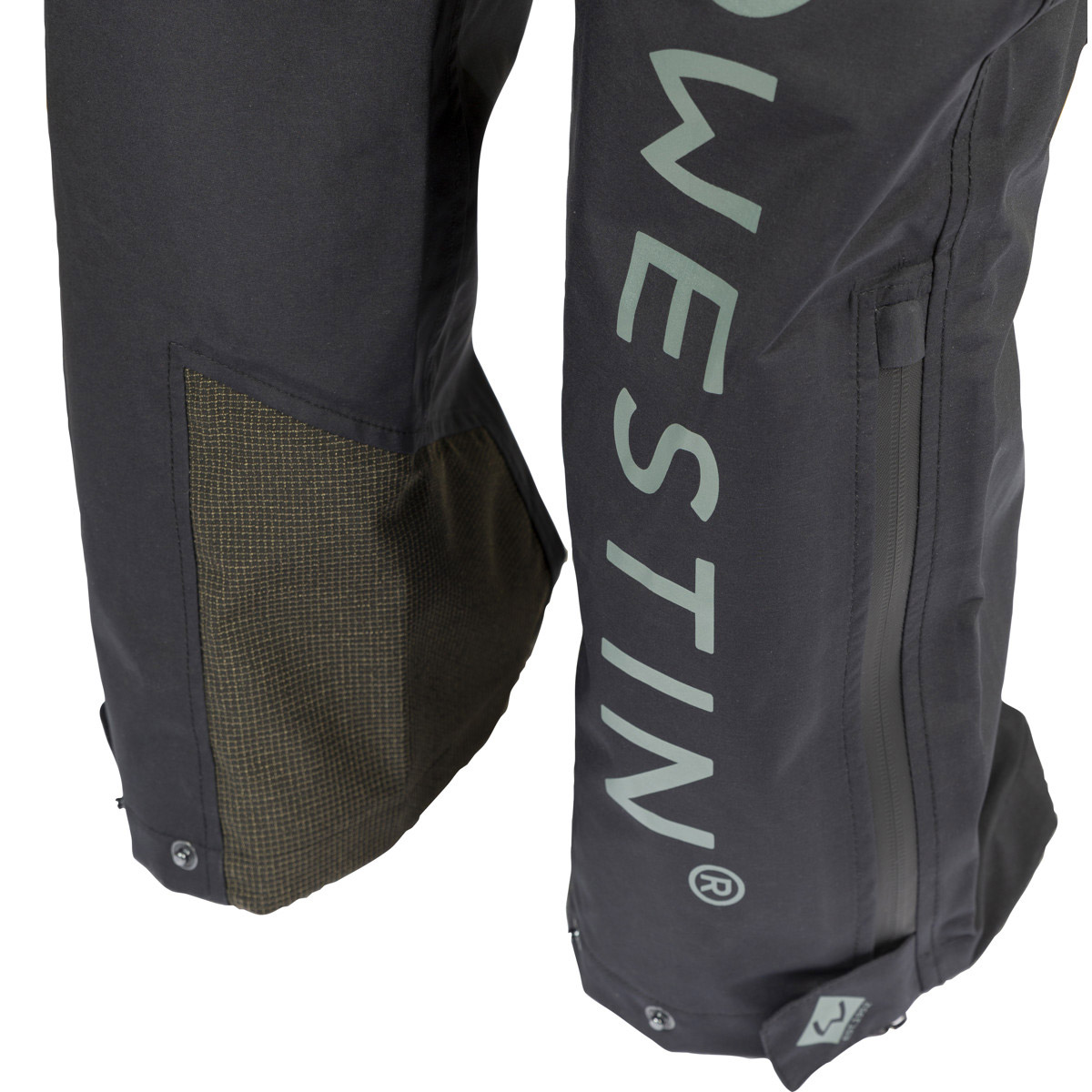 Westin W6 Rain Bib Steel Black