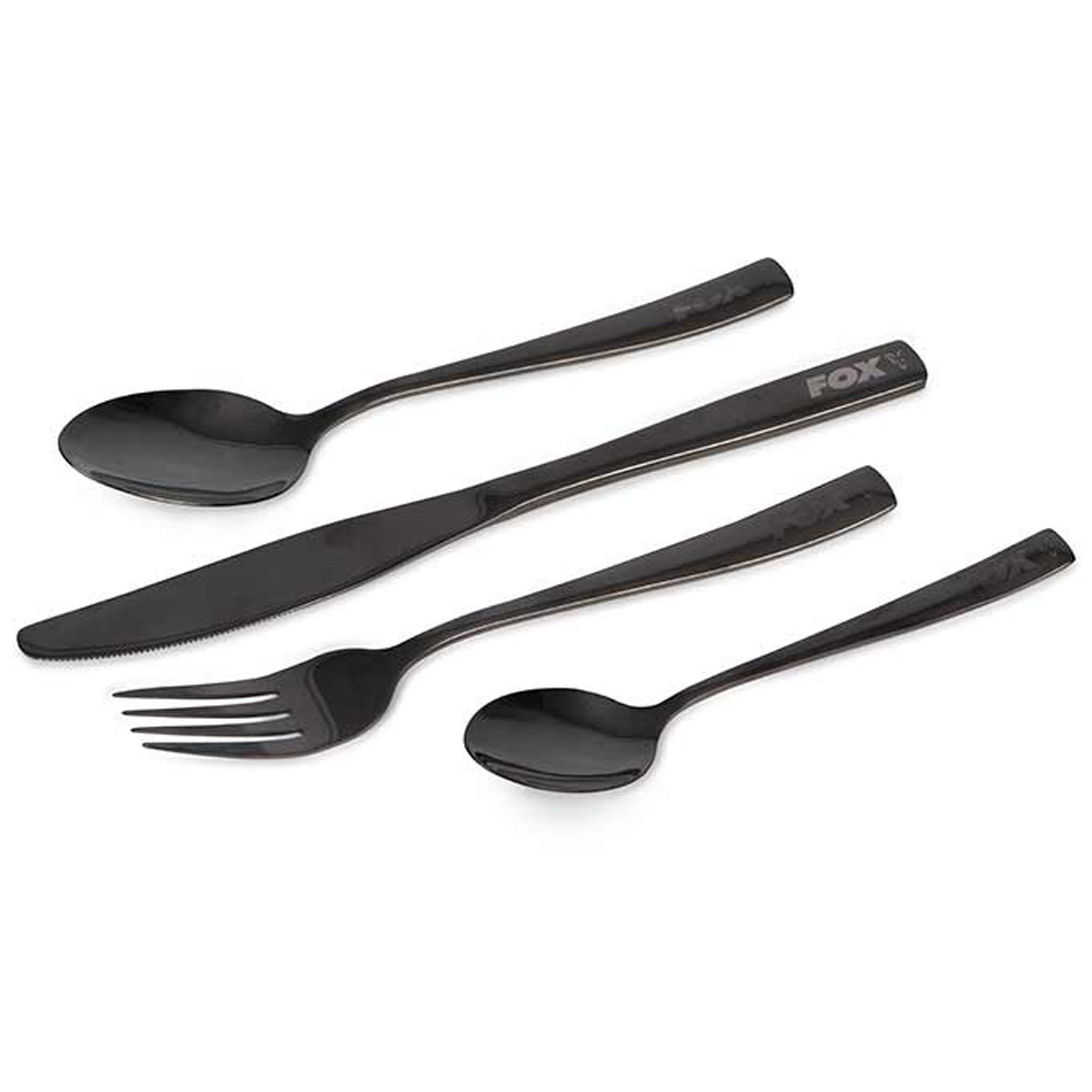 Fox Cookware Black Stainless Cutlery Set