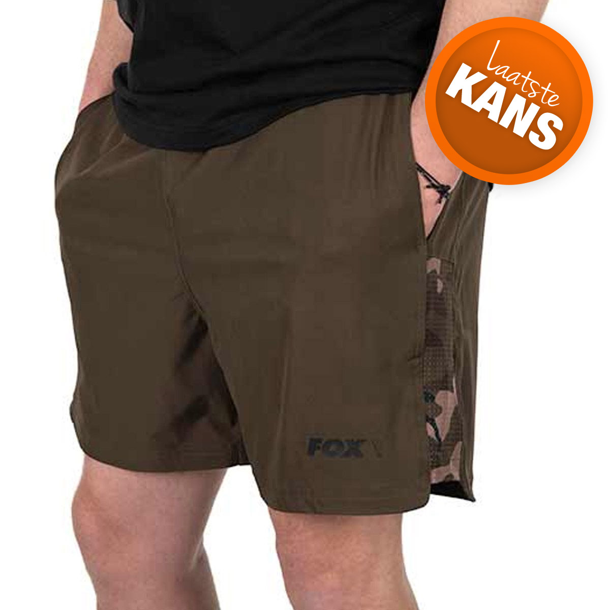 Fox Khaki/Camo LW Swim Shorts